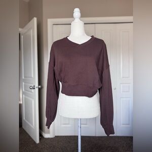 Garage Cropped Sweater size Large